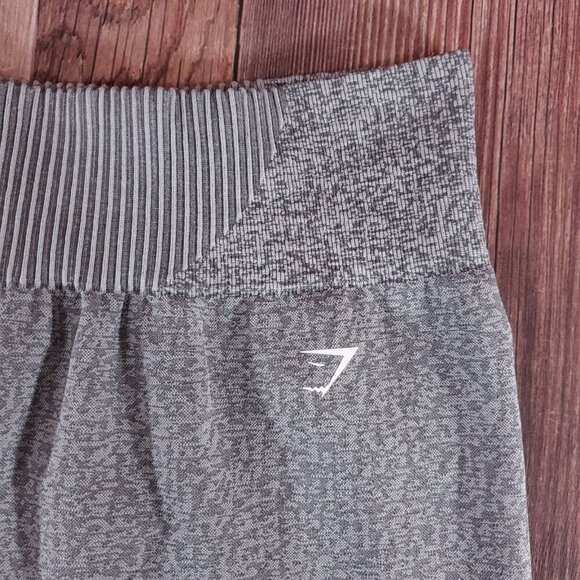 *FLAW* Gymshark Womens Size XL Marl Seamless Leggings Gray - Picture 5 of 15